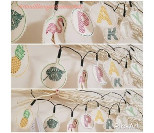 ITH Lichterketten Cover - Flamingo